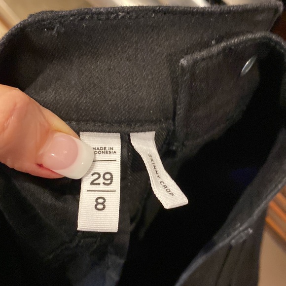 Loft Black skinny crop jeans - Picture 4 of 5